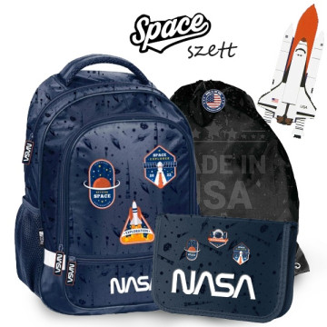 NASA ergonomikus iskolatáska, hátizsák Space SZETT - Paso