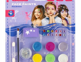 Starpak arcfesték készlet 6 db-os glitterrrel - Fairies