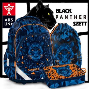 Ars Una anatómiai iskolatáska SZETT 4 részes - Black Panther