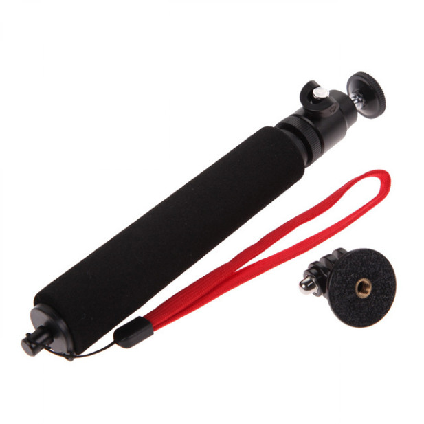 iTotal GP54 monopod kamera adapterrel sportkamerákhoz, fekete 1268111