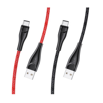 USAMS SJ392USB02 USB-C Töltő és adat kábel, 1323994