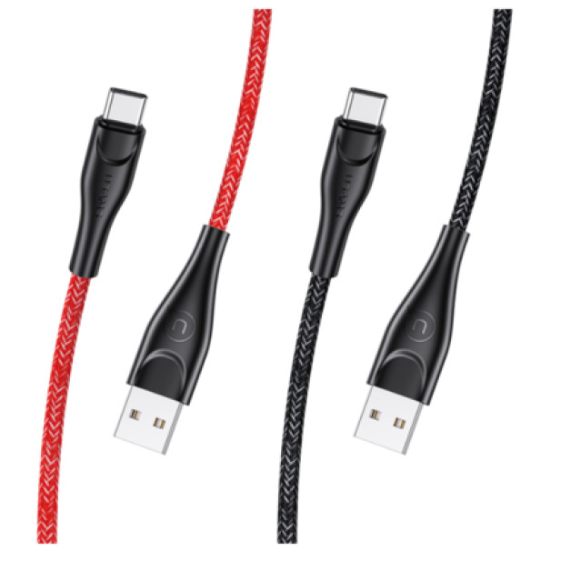 USAMS SJ392USB02 USB-C Töltő és adat kábel, 1323994