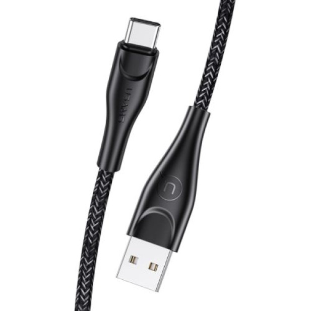 USAMS SJ398USB01 3M USB-C Adat és töltő kábel,  1323997