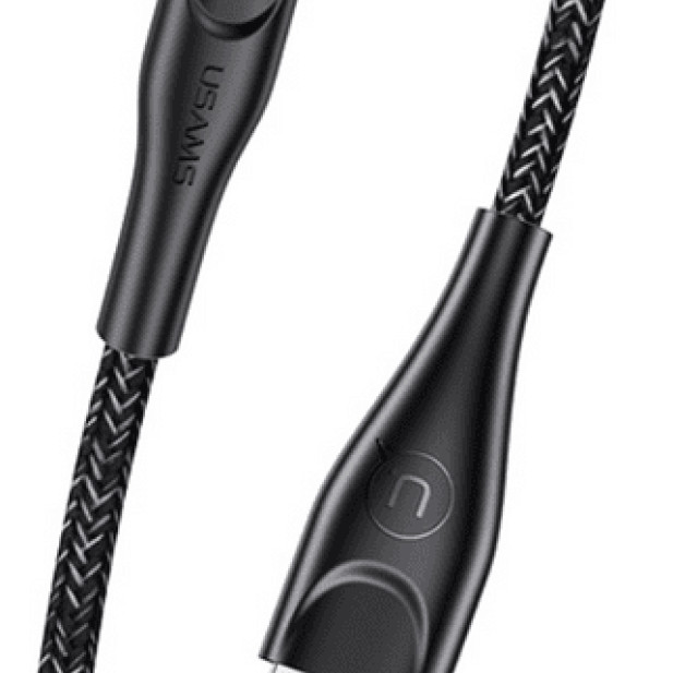USAMS SJ394USB01 2M Lightning adat és töltő kábel,  1324421