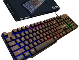 Forev FV-Q1S magyar gamer billentyűzet rgb led világítással