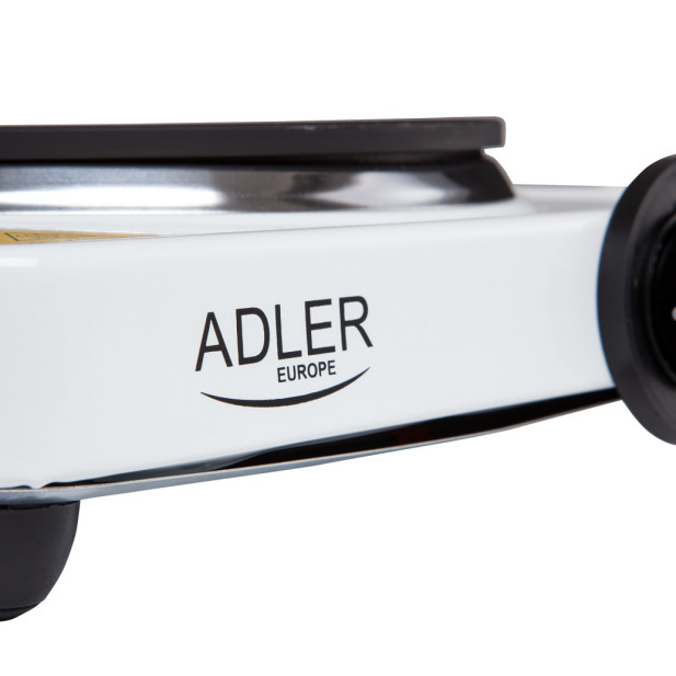 Adler AD6503 1 személyes főzőlap, 185mm-es főző felület, 1500W, Fehér