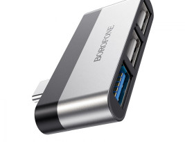 BOROFONE DH1 3 PORTOS USB-C HUB