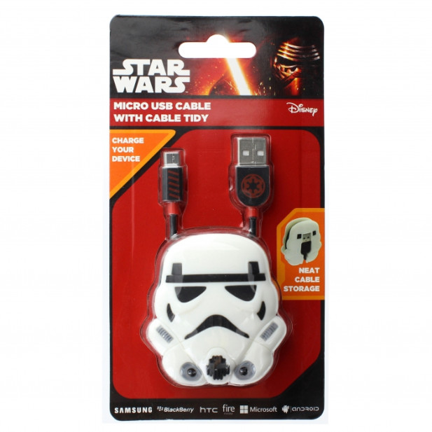 LAZERBUILT CBSW-USB-TROOPER Star Wars USB-Micro USB Kábel,  Trooper 1213961