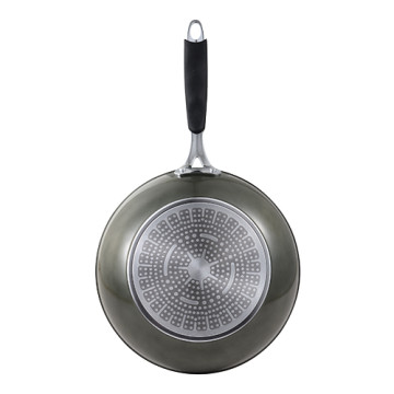 Bergner Midnight kovácsolt alumínium wok,  28x8cm indukciós