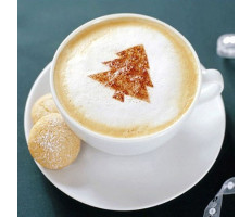 Latte art barista sablon, kávé díszítő sablon