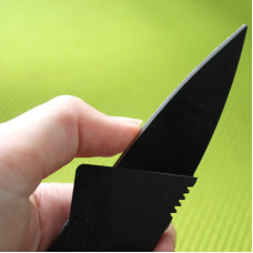 Bankkártya alakú kés egyedi dizájnnal és rozsdamentes acél pengével!