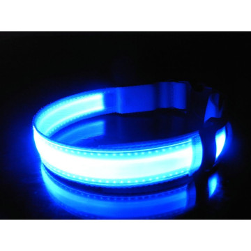 LED kutya nyakörv világító kutyanyakörv Kék M