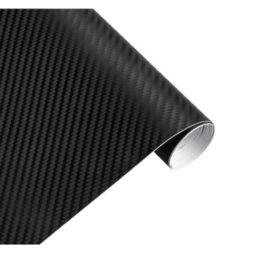 Karbon fólia, autófólia (127 x 15 cm) Fekete
