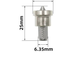 Mágneses csavar rögzítő, Mágneses bitfej (5 db) 25 mm