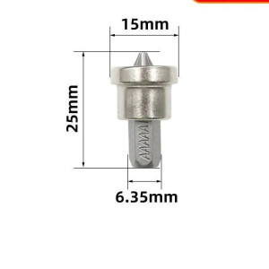 Mágneses csavar rögzítő, Mágneses bitfej (5 db) 25 mm