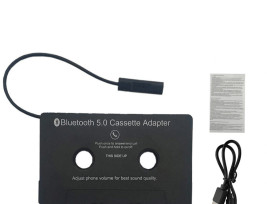 Bluetooth 5.0 kazettás adapter telefonhoz és autós CD-lejátszóhoz