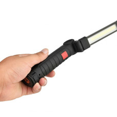 USB-n keresztül tölthető 360 fokban forgatható mágneses LED lámpa, vészvilágítás, állítható fényerővel