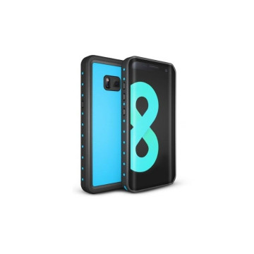 Vízálló és ütésálló tok Galaxy S8 + Kék