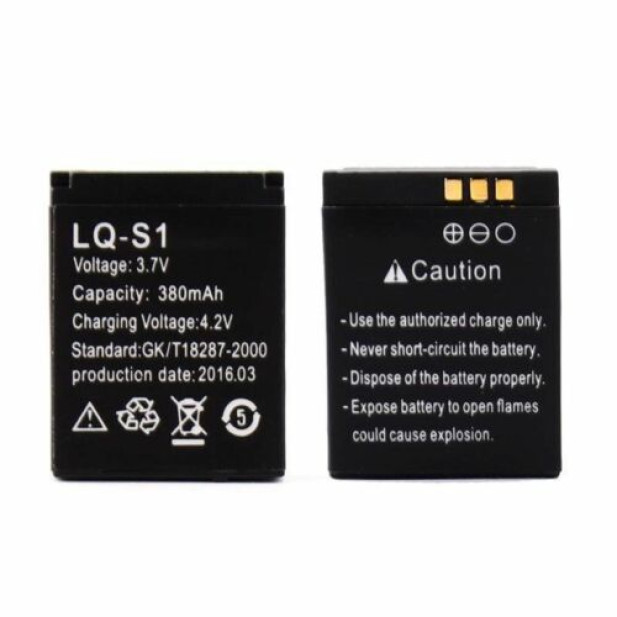 Smart Watch Okosóra akkumulátor LQ-S1. Kompatibilis DZ09, QW09, W8, A1, V8, X6, GT08, T8, MY1,,  M26, Z8, M9