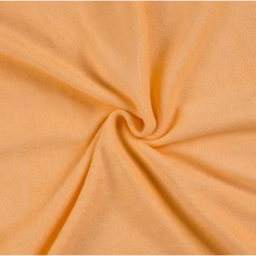 Sofy pamut gumis lepedő, 100x200 cm - Barack színben - MS-553