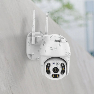 Kültéri Beltéri 1080P WiFi IP Kamera 4+4 LED mozgásérzékelés - V-380