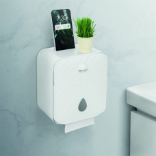 WC-papír tartó szekrény - Fehér - 205 x 125 x 220 mm