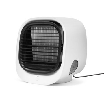 Hordozható mini léghűtő ventilátor - Fehér