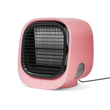 Hordozható mini léghűtő ventilátor - Rózsaszín