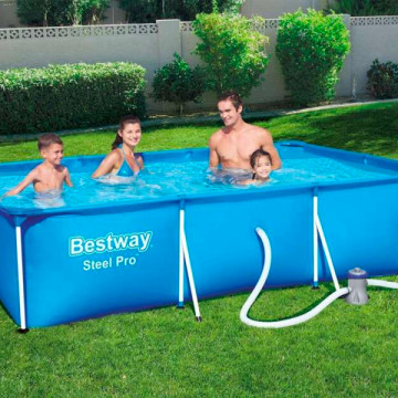 Bestway Steel Pro Ground Pool fémvázas medence - 300 x 201 x 66 cm