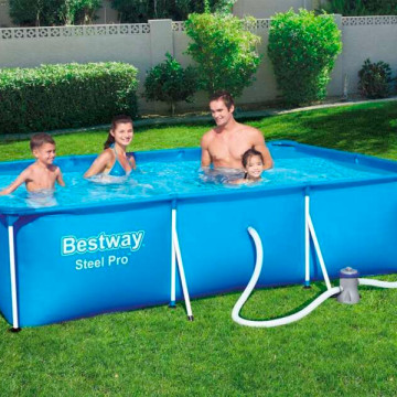 Bestway Steel Pro Ground Pool fémvázas medence - 400 x 211 x 81 cm