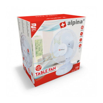 Alpina Asztali ventilátor - 23W - 23 cm
