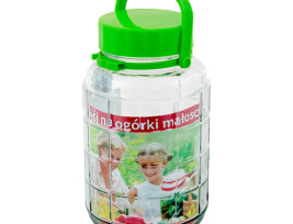 Befőttes üveg műanyag kupakkal - 16 liter