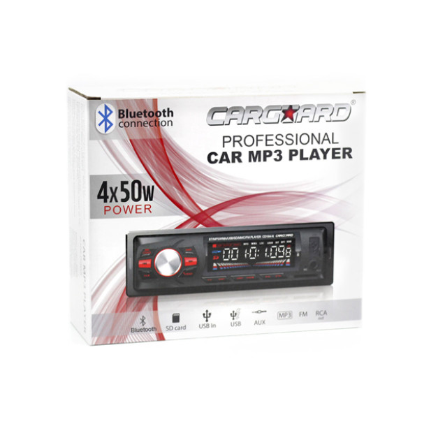 Carguard CD164 MP3 lejátszó (Bluetooth, FM-Tuner, SD/MMC, USB lejátszó)