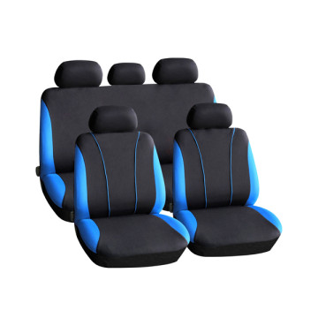 Autós üléshuzat szett - Kék / Fekete - 9 db-os