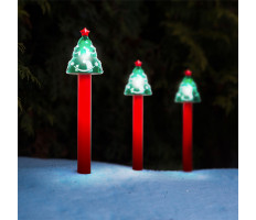 LED-es szolár lámpa - Fenyőfa