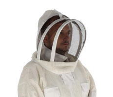 3 rétegű szellőző méhész ruha levehető kalappal (L)