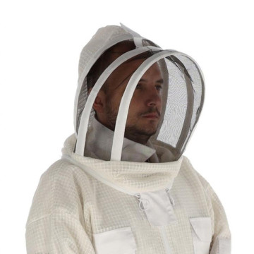 3 rétegű szellőző méhész ruha levehető kalappal (L)