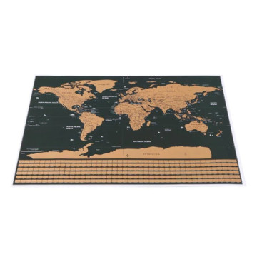 Lekaparható világtérkép - 82x59 cm