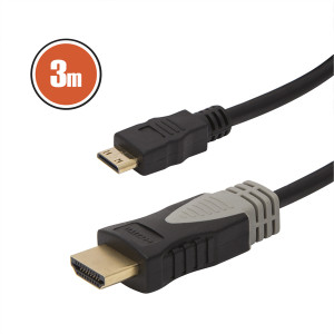 HDMI - miniHDMI kábel -3m-