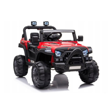 Elektromos kisautó gyerekeknek - Jeep - Piros