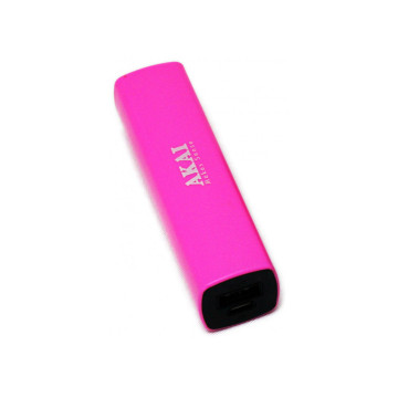 AKAI PWB-2800 2800 mah vésztöltő/power bank, Pink