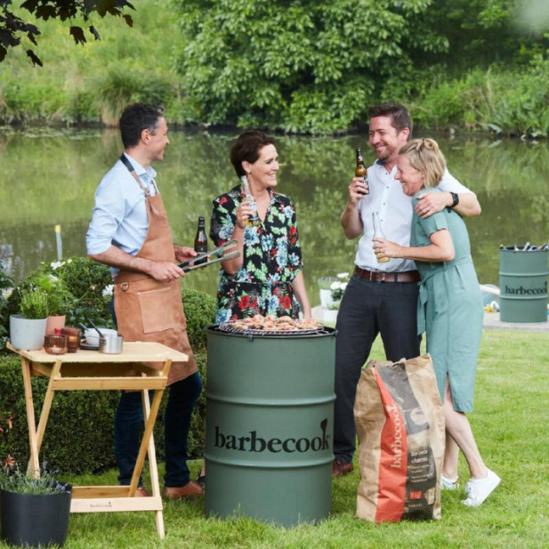 Barbecook BC-CHA-1022 Edson faszenes grillhordó,  zöld,  47,5cm átmérő