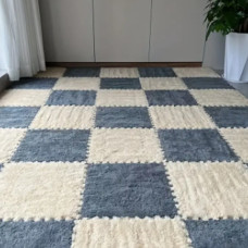 20 db szürke szőnyegpadlólap 5 m² 50 x 50 cm - utánvéttel vagy ingyenes szállítással