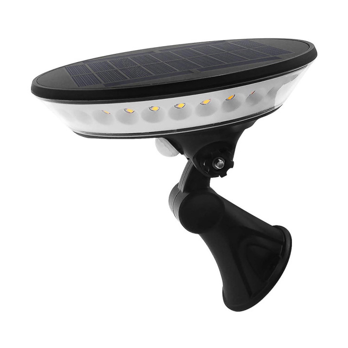 „Repülő csészealj” LED lámpa / Napelemes, mozgásérzékelős