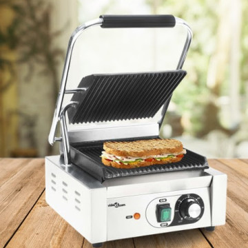 Kontaktgrill rozsdamentes acélból 1800 W 32 x 41 x 19 cm - utánvéttel vagy ingyenes szállítással