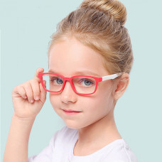 Kékfény-szűrő szemüveg gyerekeknek - Piros-Fehér...