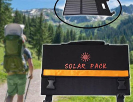 Solar Pack hordozható univerzális nagy teljesítményű napelem, 20W