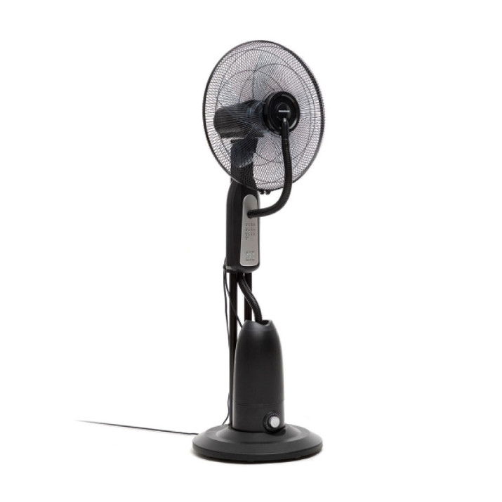 InnovaGoods Mistinn Porlasztós álló ventilátor távirányítóval - Fekete - 90W