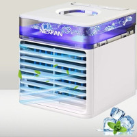 Nexfan hordozható légkondicionáló ventilátor 7 színű ledes fénnyel