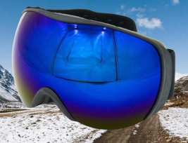 Snowboard- és síszemüveg szférikus lencsével - UV400 védelem